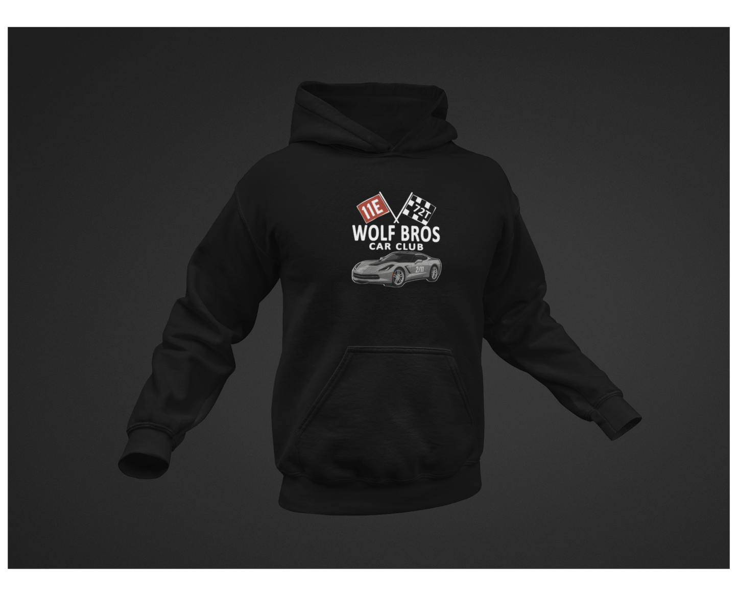Wolf Bros (Black) Hoodie