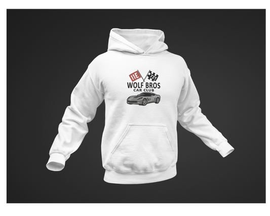 Wolf Bros (White) Hoodie